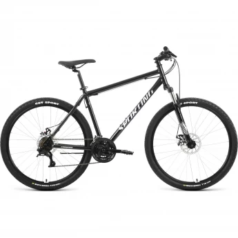 Велосипед FORWARD SPORTING 27,5 2.2 D (2022) черный/белый с рамой 19"